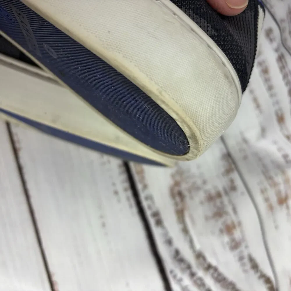 Rothys The Original Slip On Sneaker Womens Size 7 Gray Black Camo Knit‎ Shoes